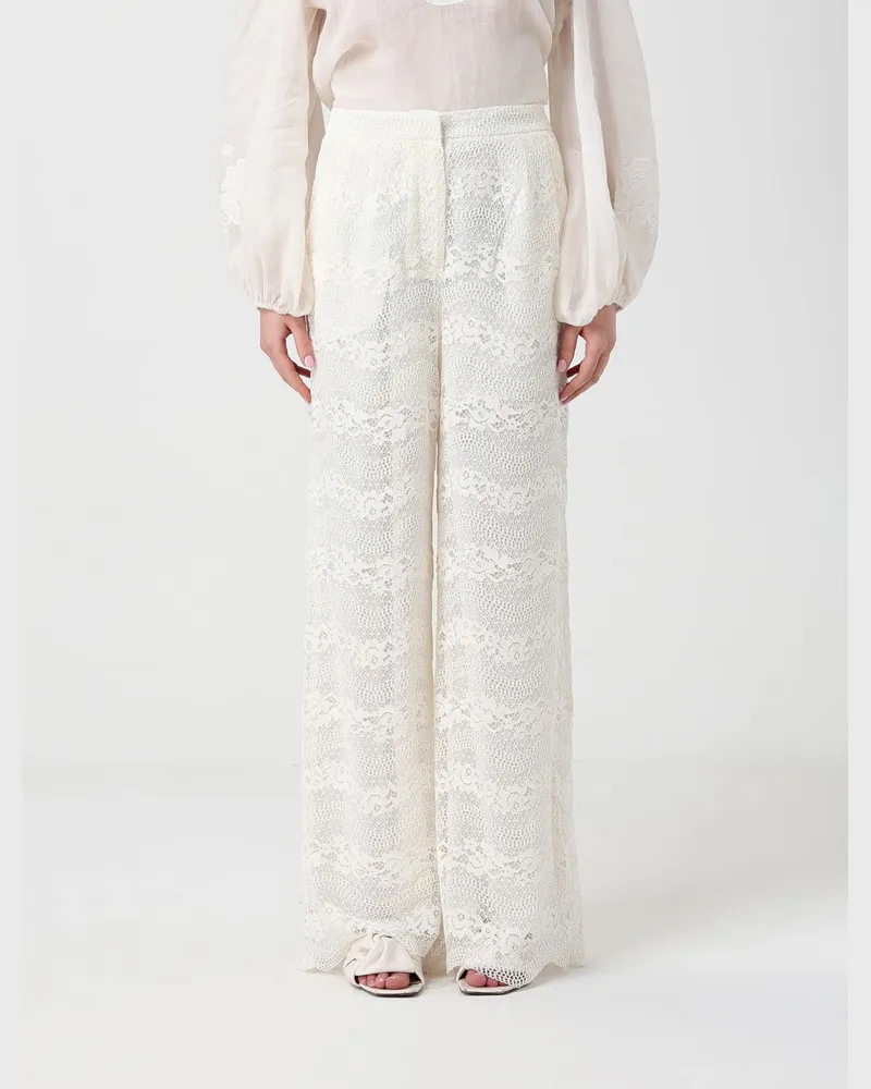 Twin-Set Hose damen Weiß