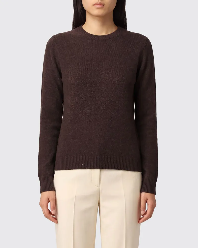 Roberto Collina Slim-Fit-Rundhalspullover aus Woll- und Kaschmirmischung Braun