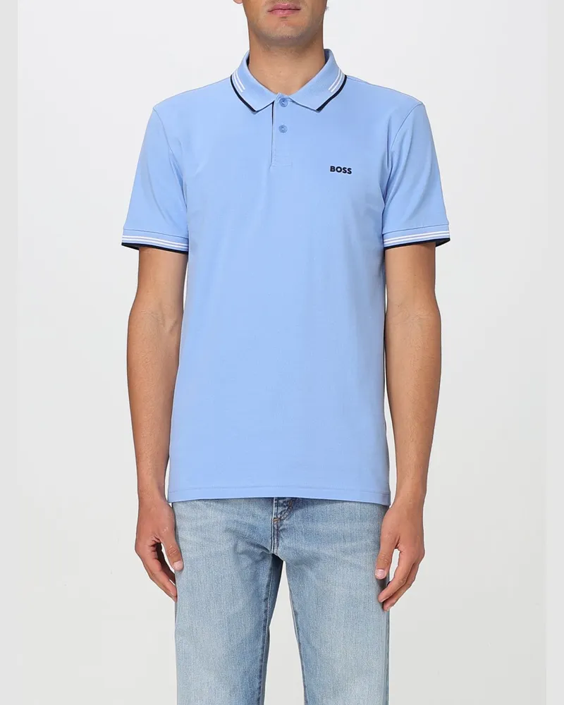 HUGO BOSS Polo herren Hellblau