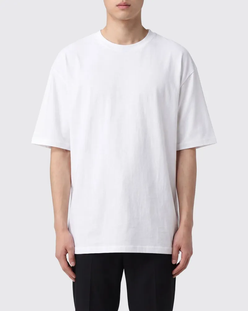 THOM KROM Baumwollmischung T-Shirt Weiß