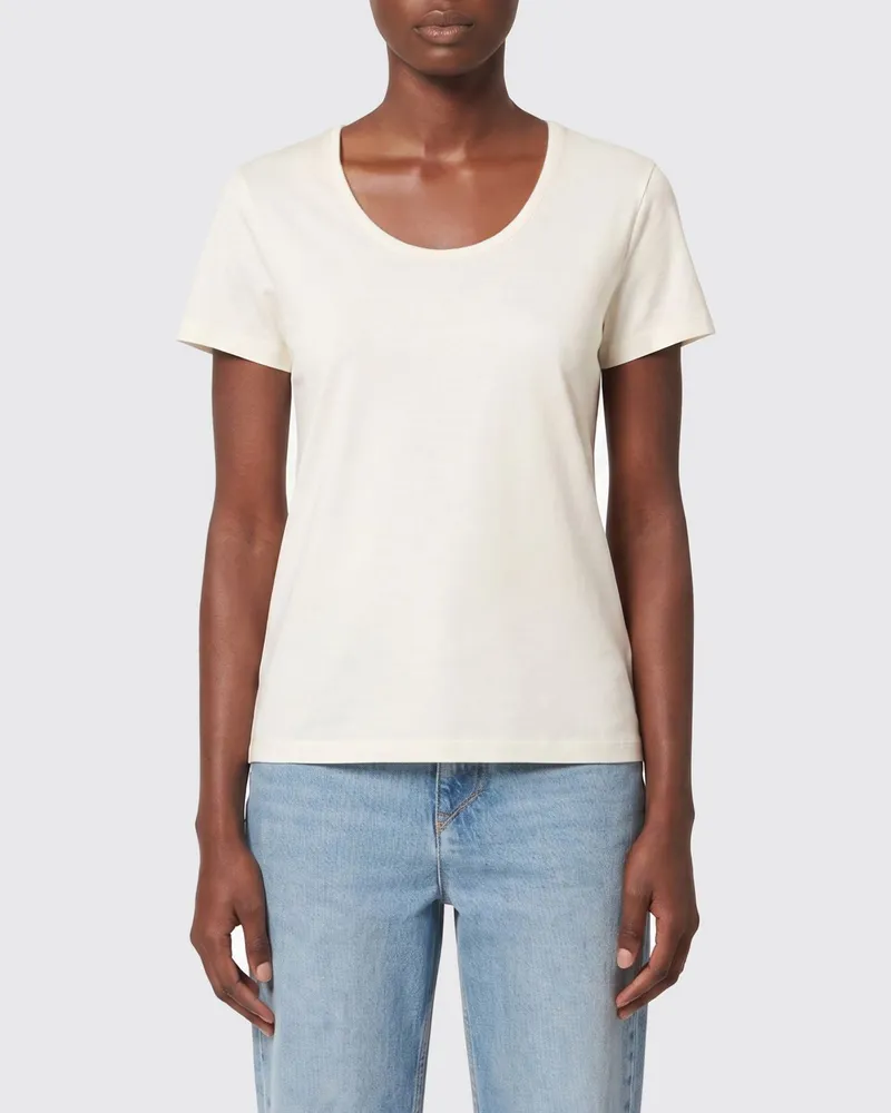 Max Mara T-Shirts aus Baumwolle Weiß