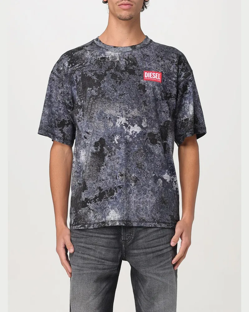 Diesel T-shirt herren Blau