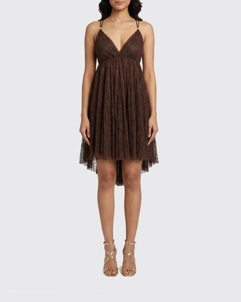 Elisabetta Franchi Kleid damen Braun