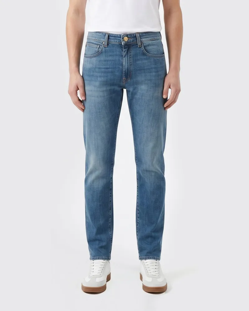 Incotex Jeans herren Blau