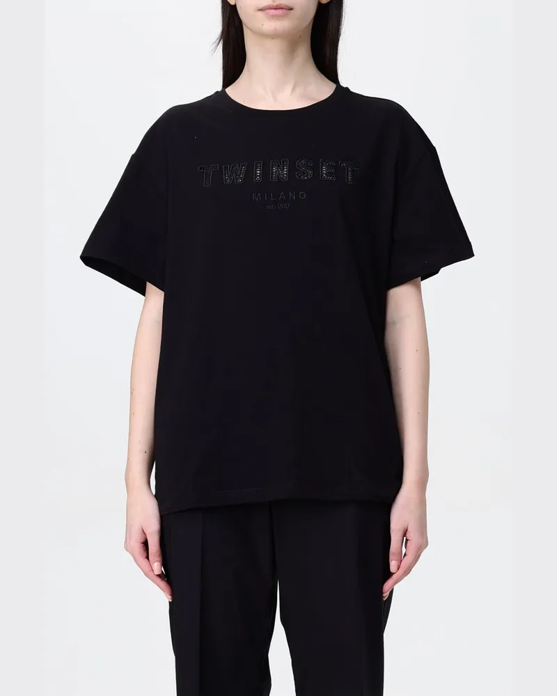 Twin-Set T-shirt damen Schwarz