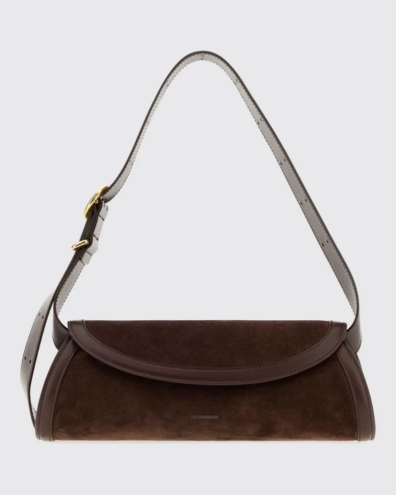 Jil Sander Schultertasche damen Braun