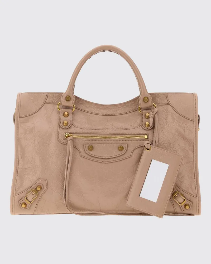 Balenciaga Le City Arena Ledertasche Pink