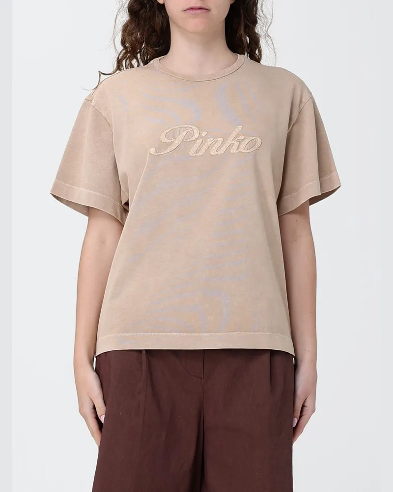 Pinko T-shirt damen Beige