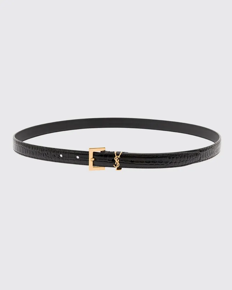 Saint Laurent Grtel damen Schwarz