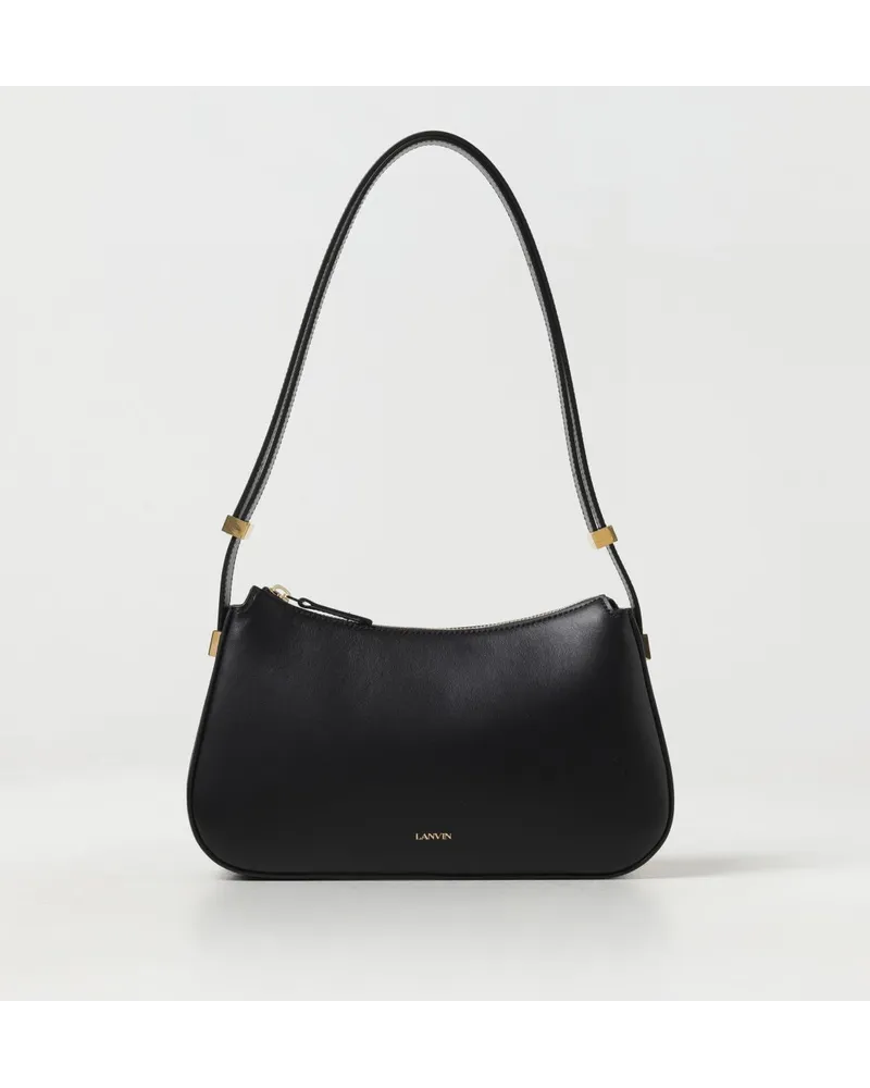 Lanvin Schultertasche Schwarz