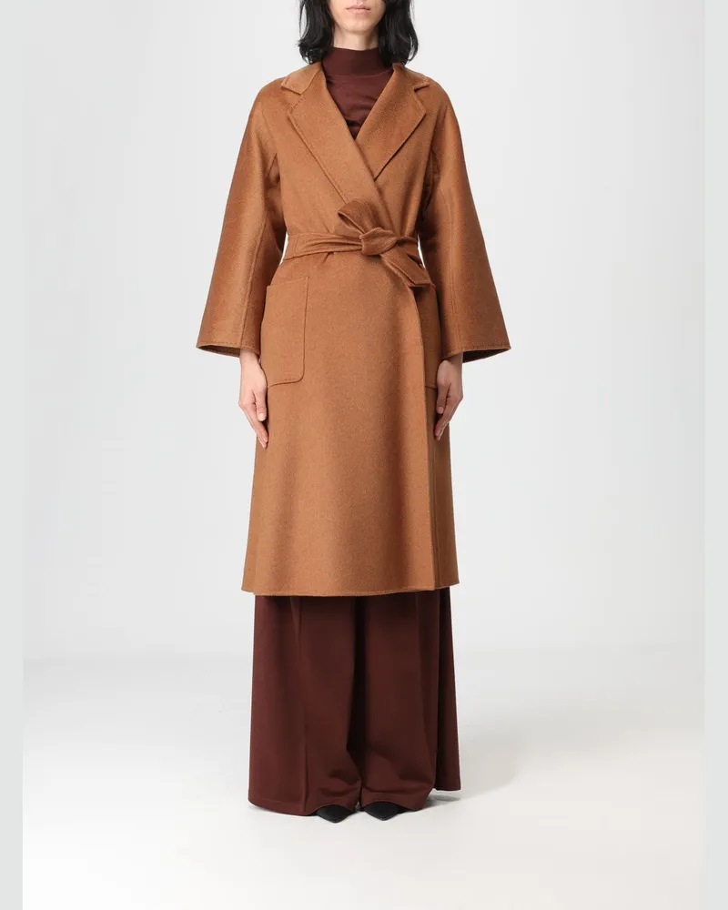 Max Mara Mantel damen Leder