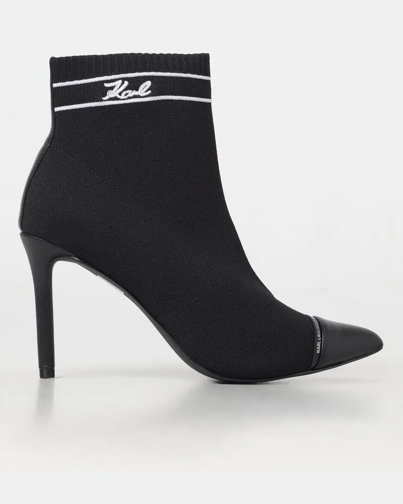 Karl Lagerfeld Flache stiefeletten damen Schwarz