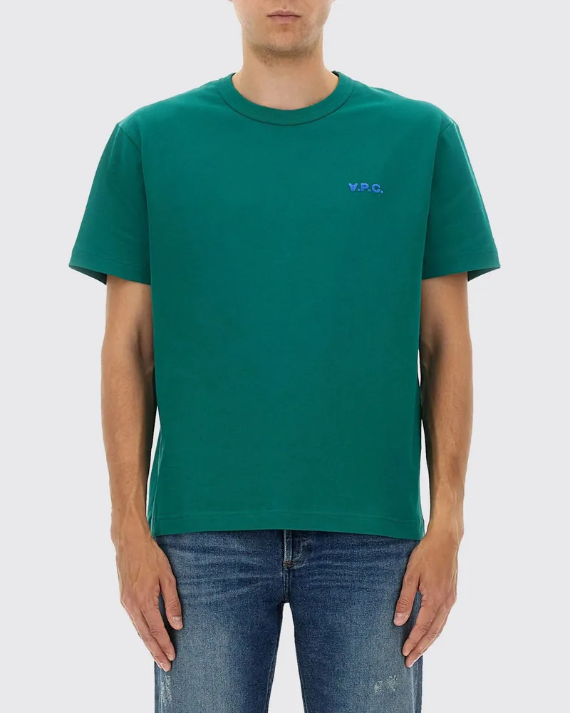 A.P.C. T-shirt herren Grün