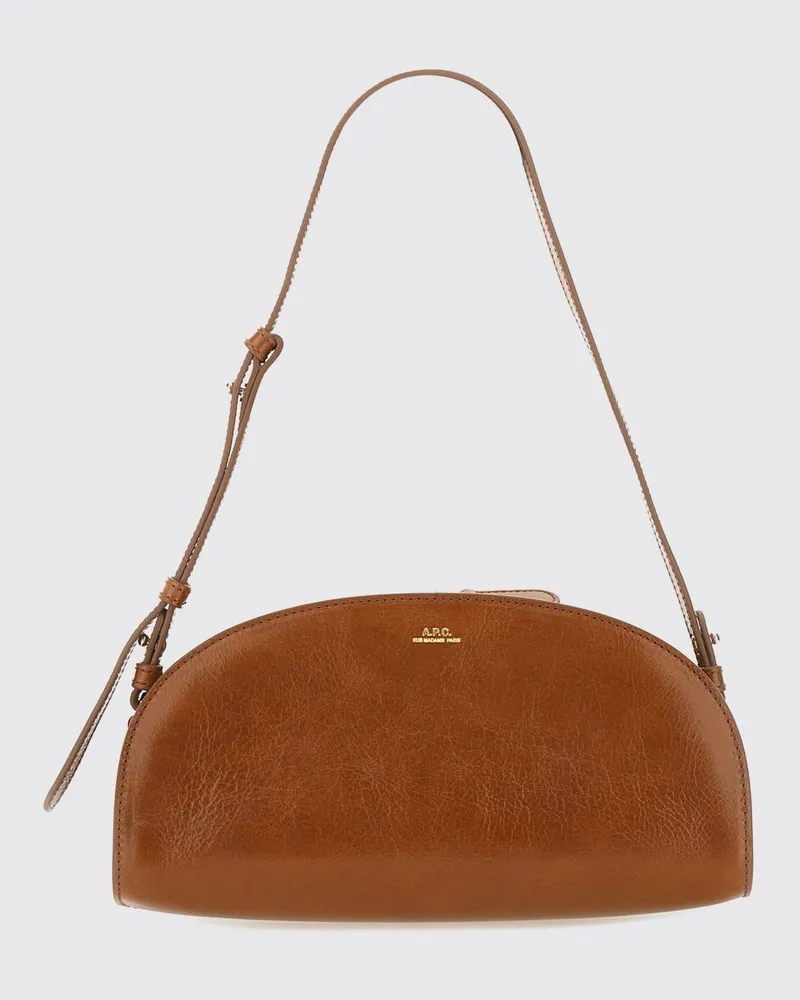 A.P.C. Schultertasche damen Kaffee