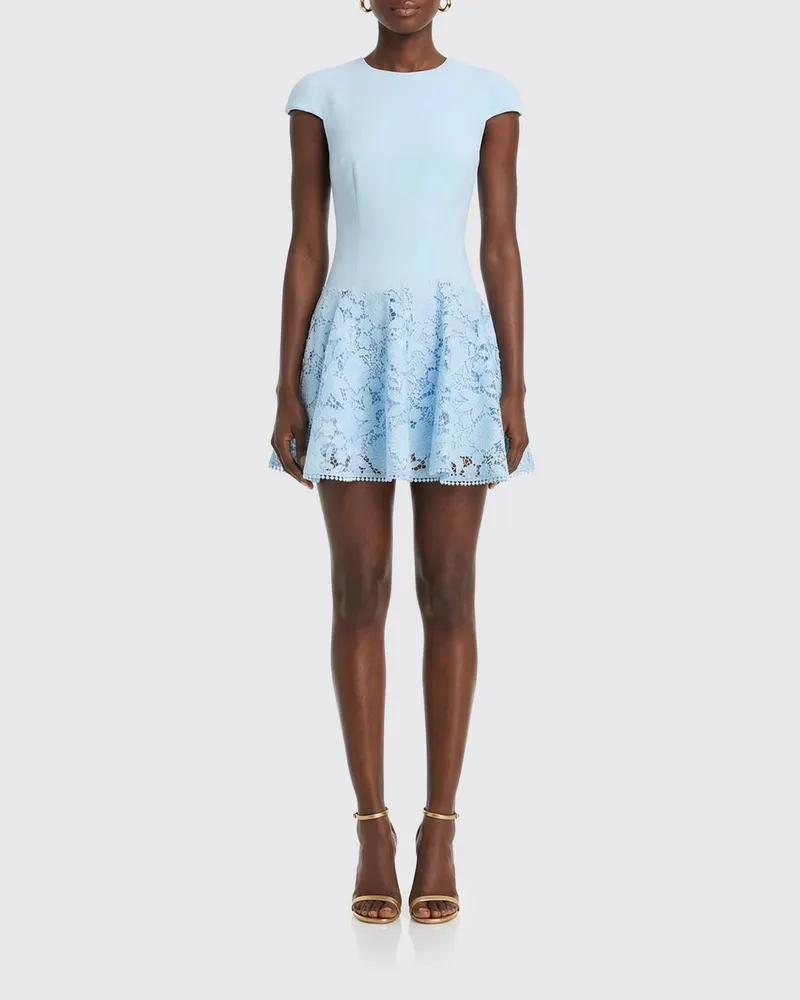 Self-Portrait Kleid damen Blau