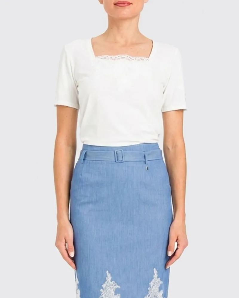 Twin-Set T-shirt damen Weiß