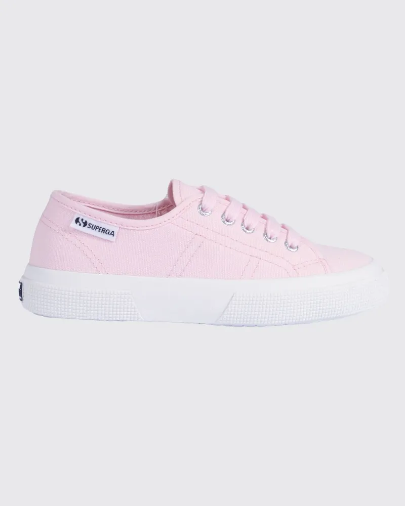 Superga 3750 Leggera Sneaker für Kinder von aus Baumwoll-Canvas mit Logo Pink