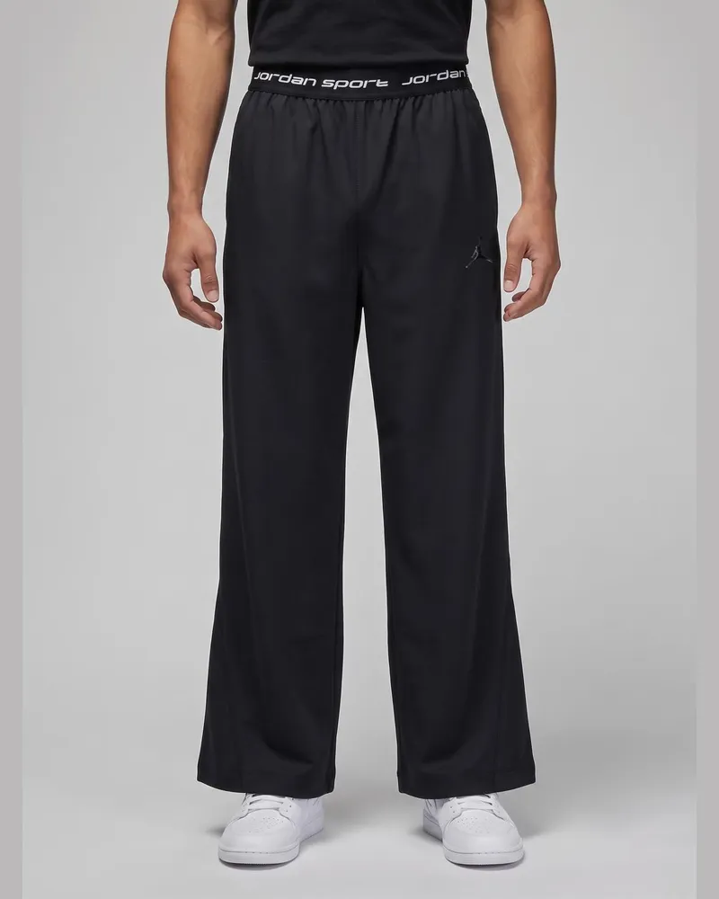 Nike Jogginghose aus Stretch-Tech-Gewebe mit hoher Taille und Logo-Band Schwarz