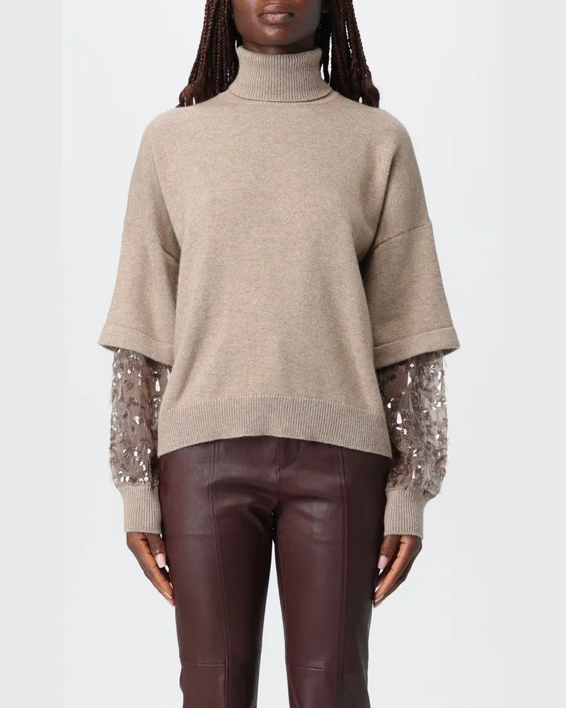 Brunello Cucinelli Pullover damen Beige