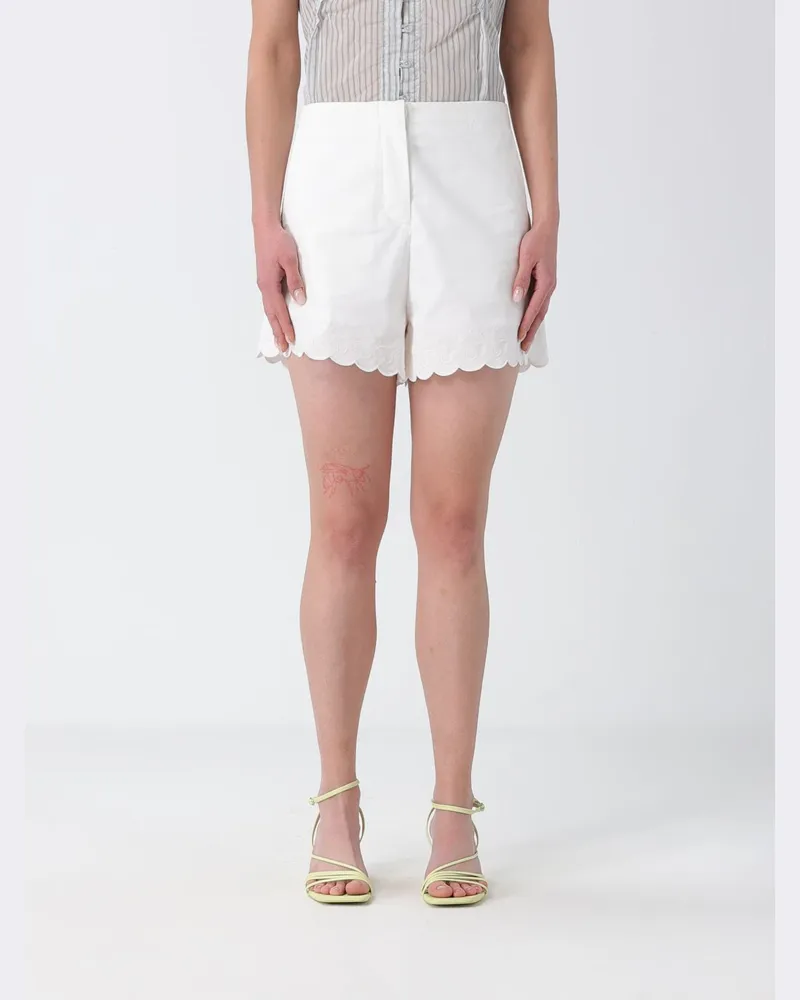 LOW CLASSIC Hose damen Weiß