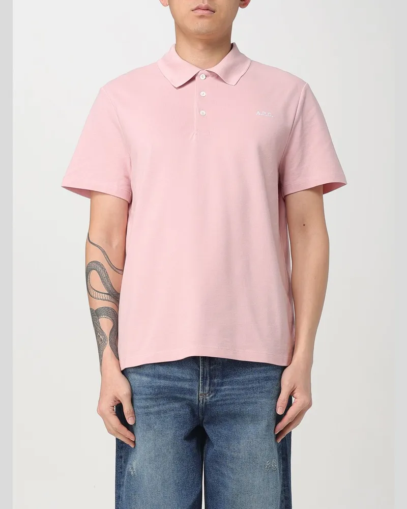 A.P.C. Polo herren Pink
