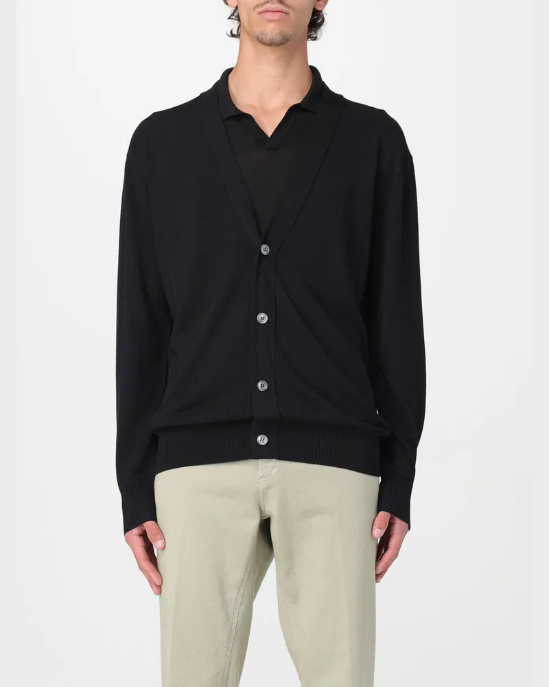 LARDINI Strickjacke herren Schwarz