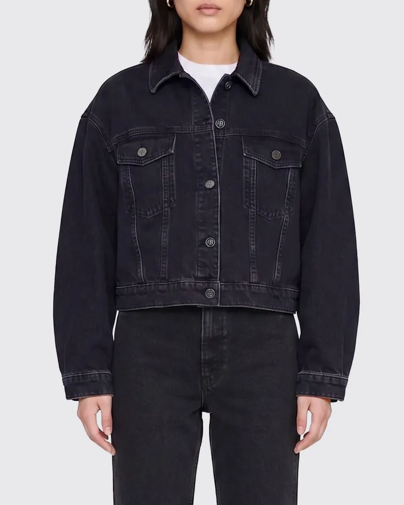 Anine Bing Jeansjacke Schwarz