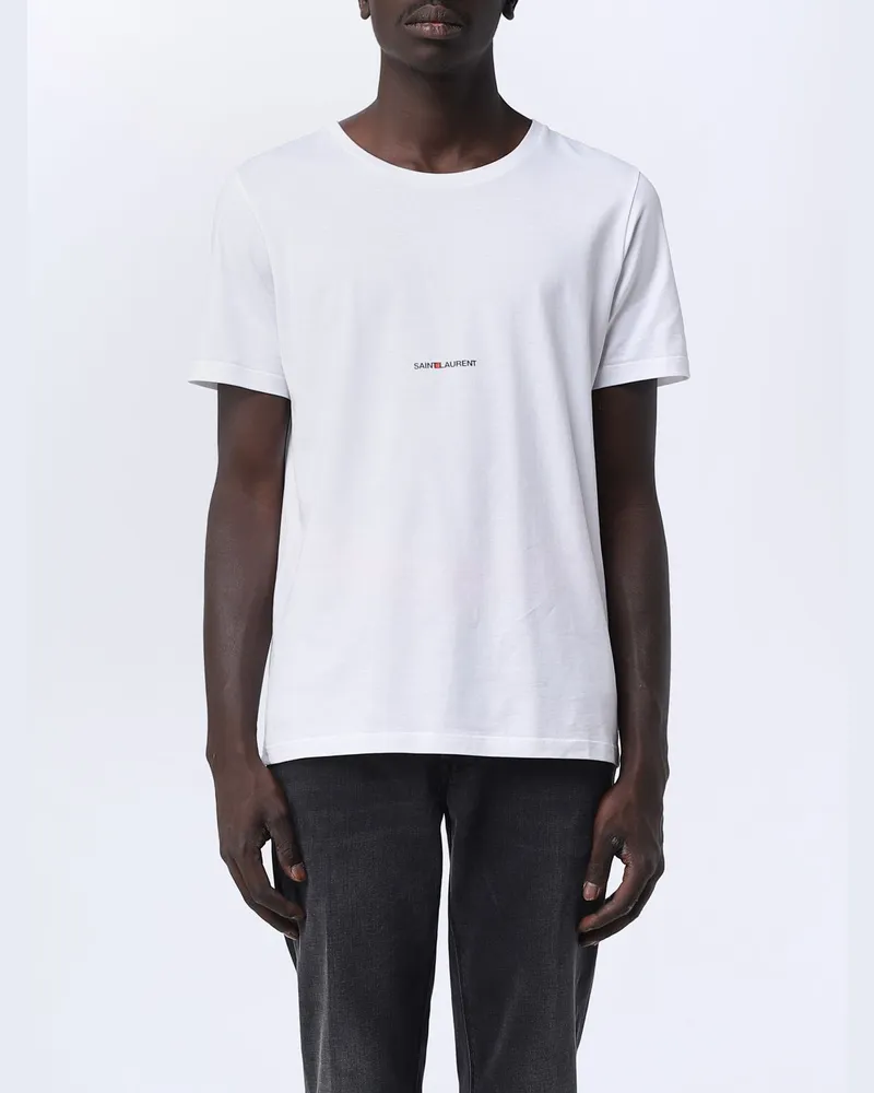 Saint Laurent T-shirt herren Weiß