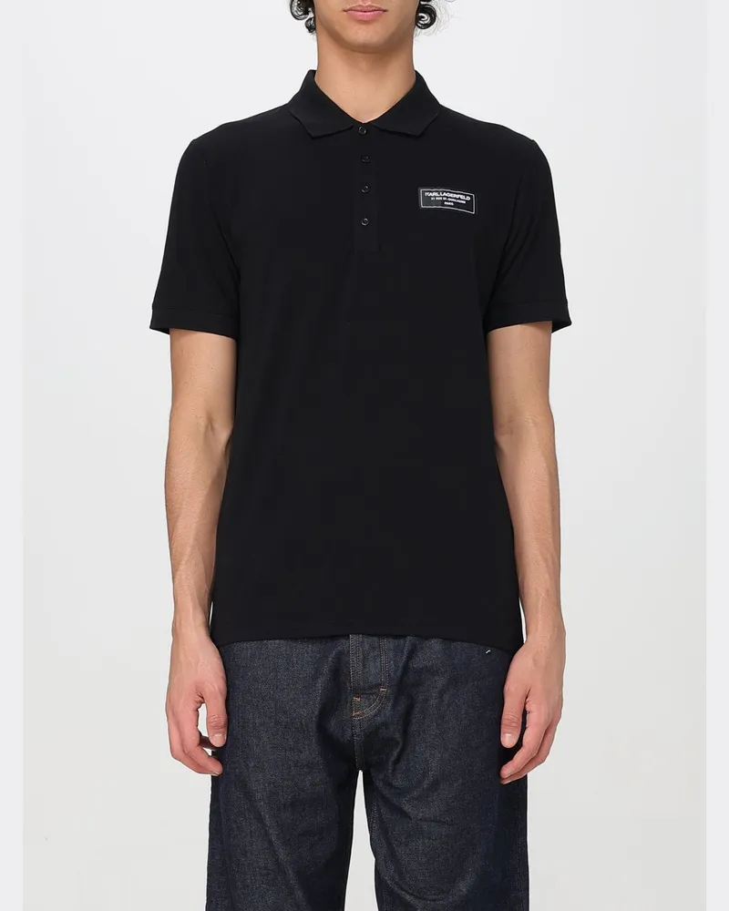 Karl Lagerfeld Polo herren Schwarz
