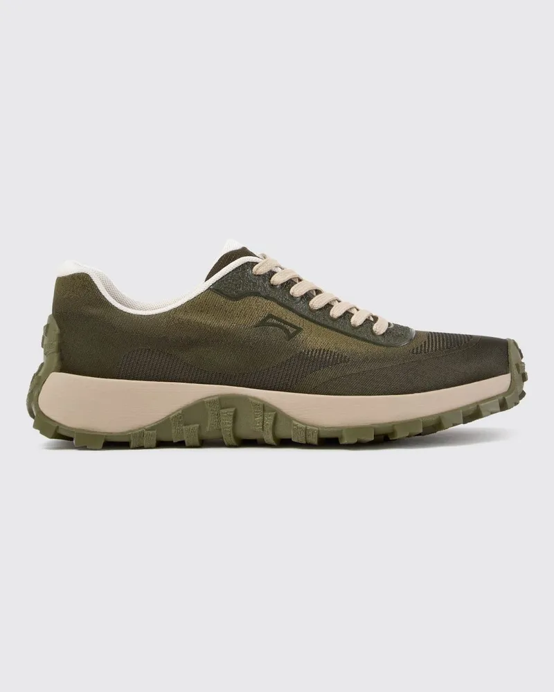 Camper Zweifarbige Drift Trail Sneaker von aus technischem Gewebe mit Vibram-Sohle Grün