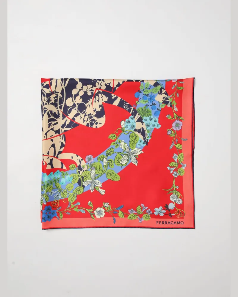 Ferragamo Schal damen Rot