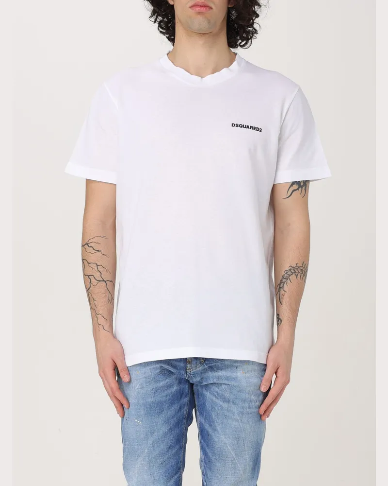 Dsquared2 T-shirt herren Weiß