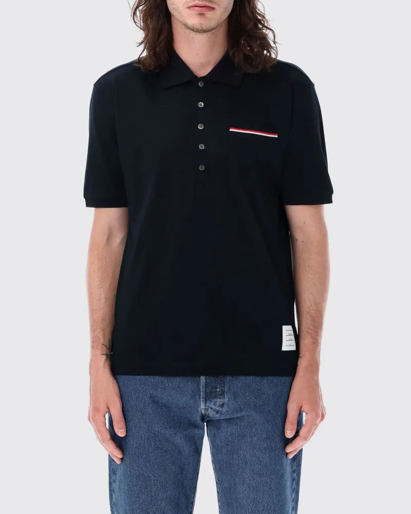 Thom Browne Polo herren Blau