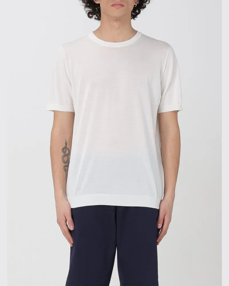 Drumohr  T-shirt herren Milch