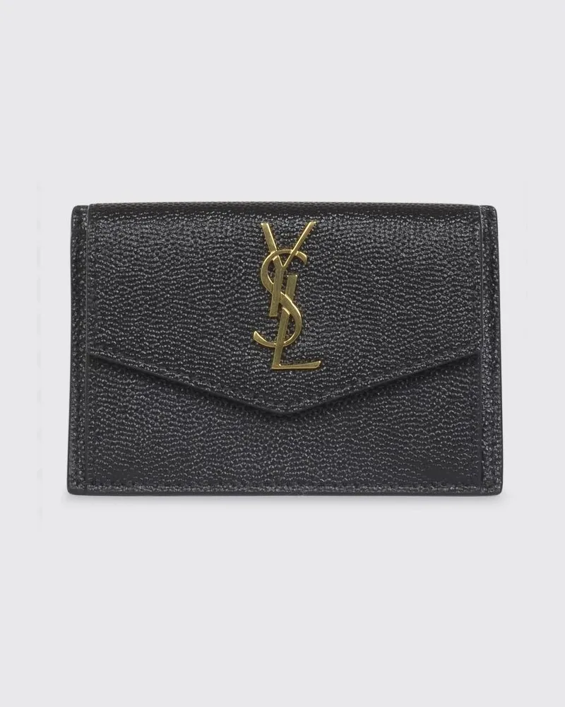 Saint Laurent Geldbörse damen Schwarz