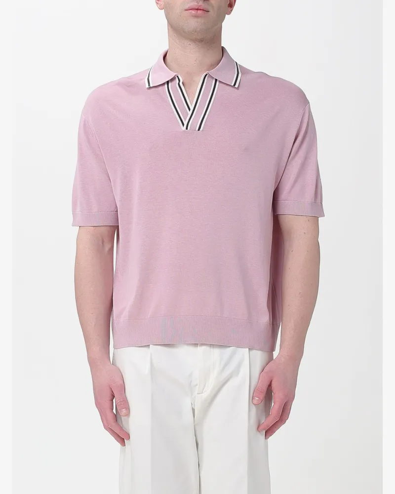 Paolo Pecora Milano Polo herren Pink
