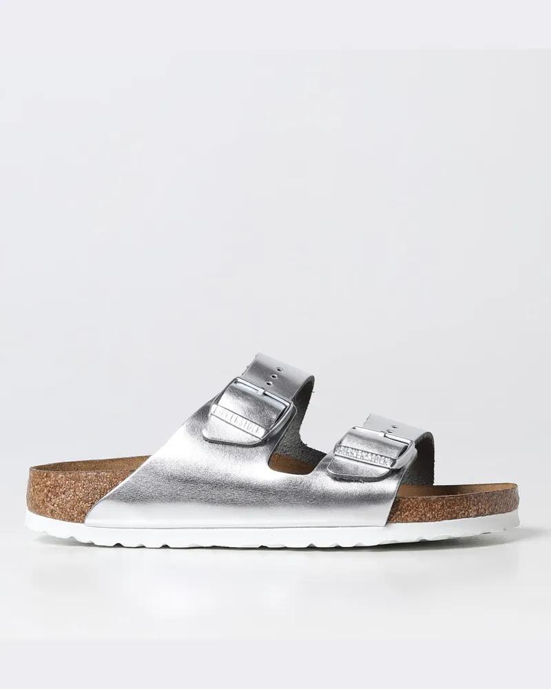 Birkenstock Flache schuhe damen Silber