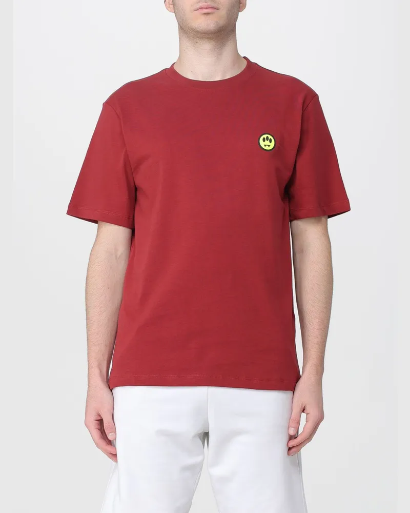 BARROW T-shirt herren Burgunderrot
