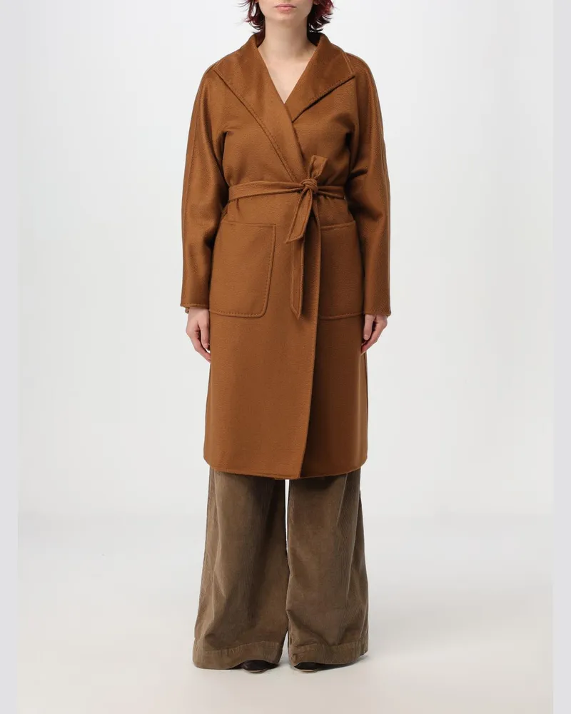 Max Mara Mantel damen Leder