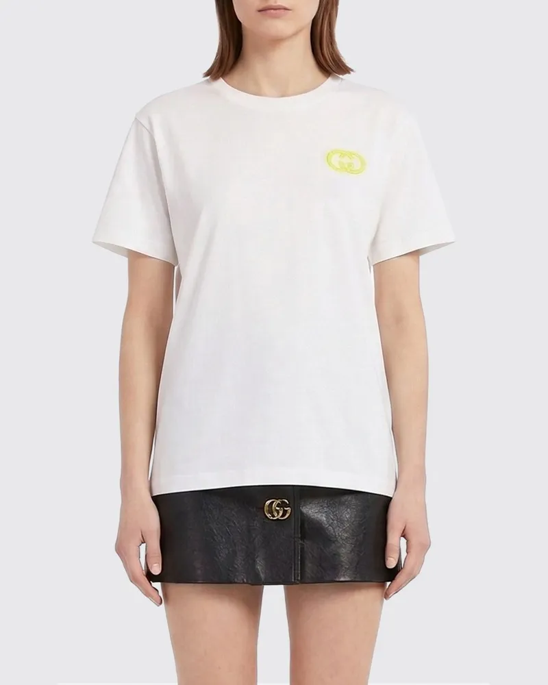 Gucci T-shirt damen Weiß