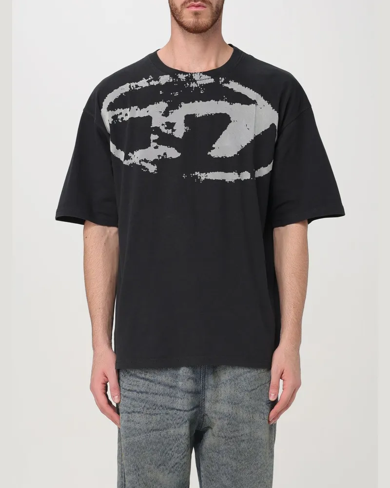 Diesel T-shirt herren Schwarz