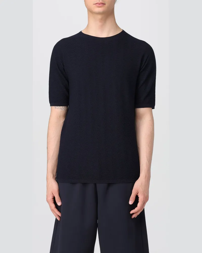 Giorgio Armani T-shirt herren Blau