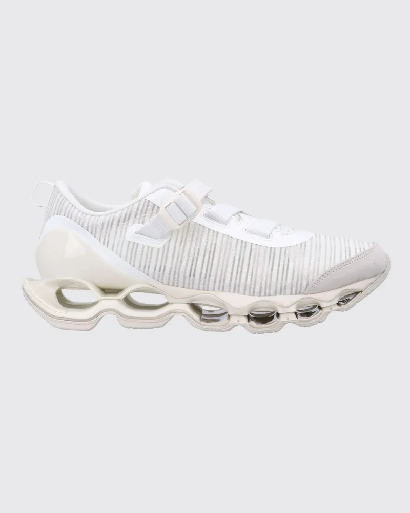 Mizuno Wave Prophecy Strap 2 gestreifte Mesh-Sneakers Weiß