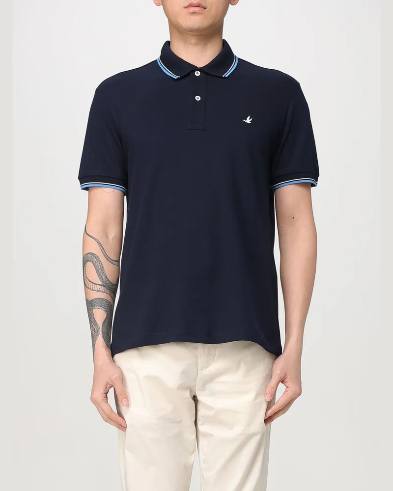 Brooksfield Polo herren Navy