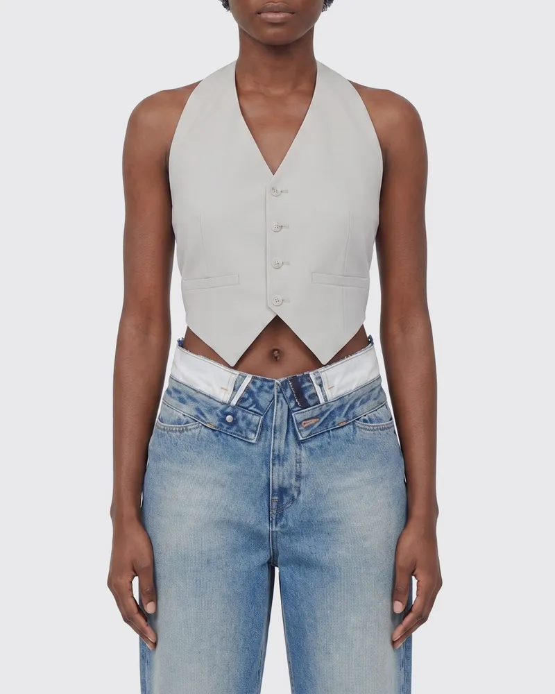 Maison Margiela Weste damen Grau