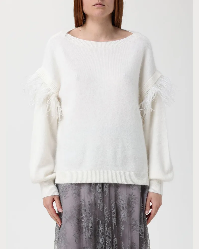 Twin-Set Pullover damen Weiß