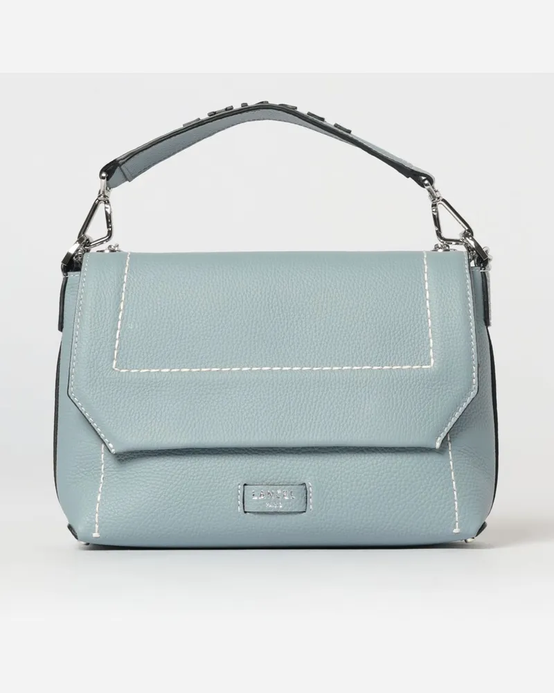 Lancel Ninon Tasche aus genarbtem Leder Denim