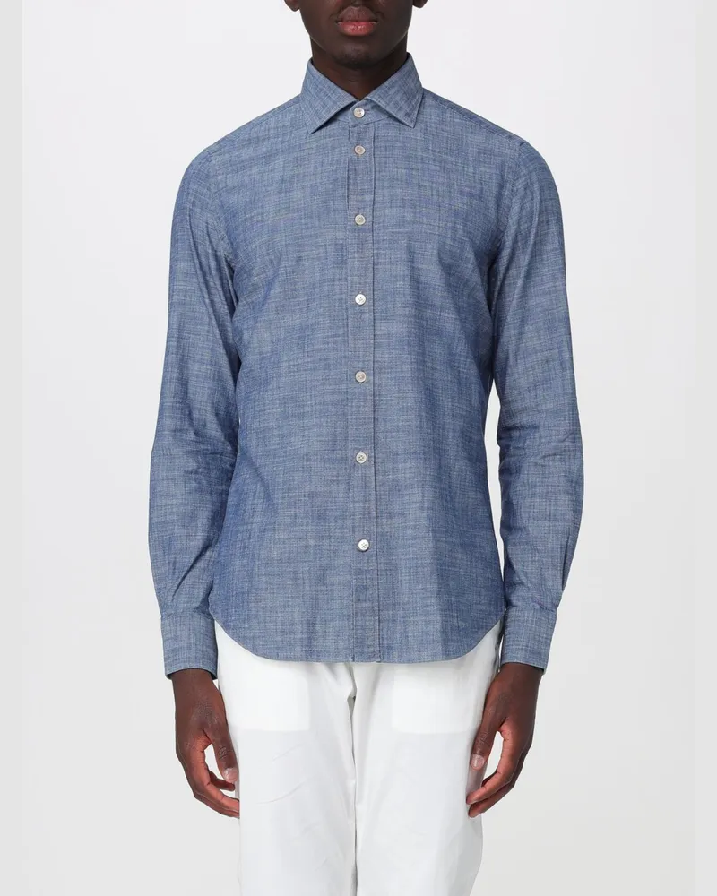 Eleventy Hemd herren Blau