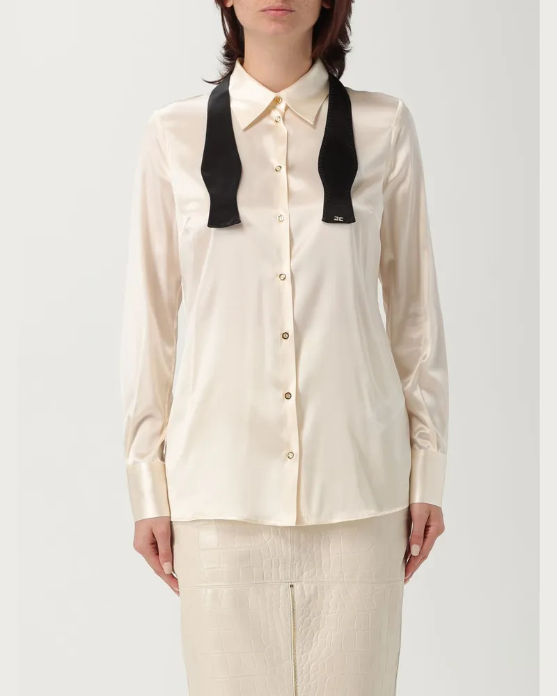 Elisabetta Franchi Hemdbluse damen Weiß