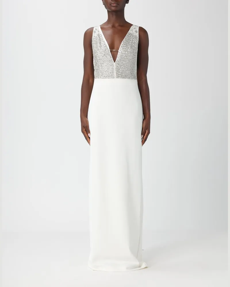 Elisabetta Franchi Kleider damen Ivory